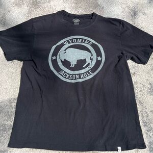 Men’s Black Jackson Hole, Wyoming T-Shirt